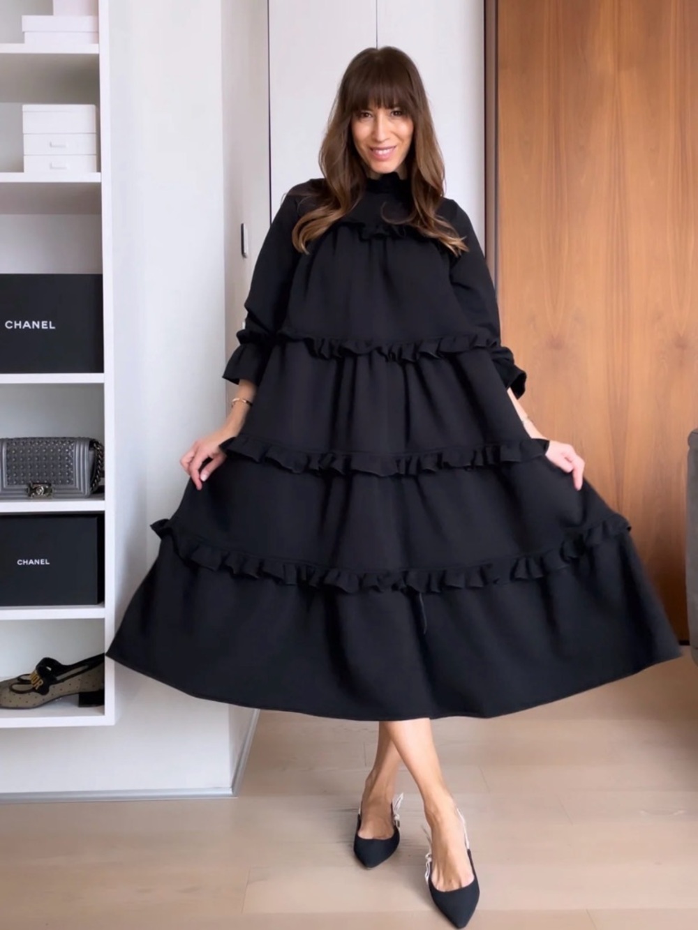 Marielle Almelo | Black Lauren Dress NWT